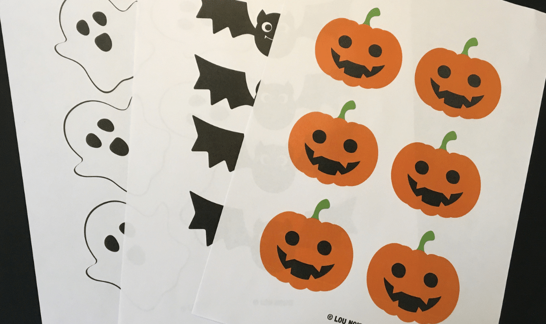 Sådan laver du en guirlande til Halloween - Lou Noire - Skabelon