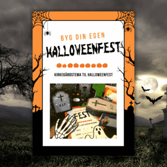 Byg din egen Halloweenfest - kirkegård - Lou Noire - Cover