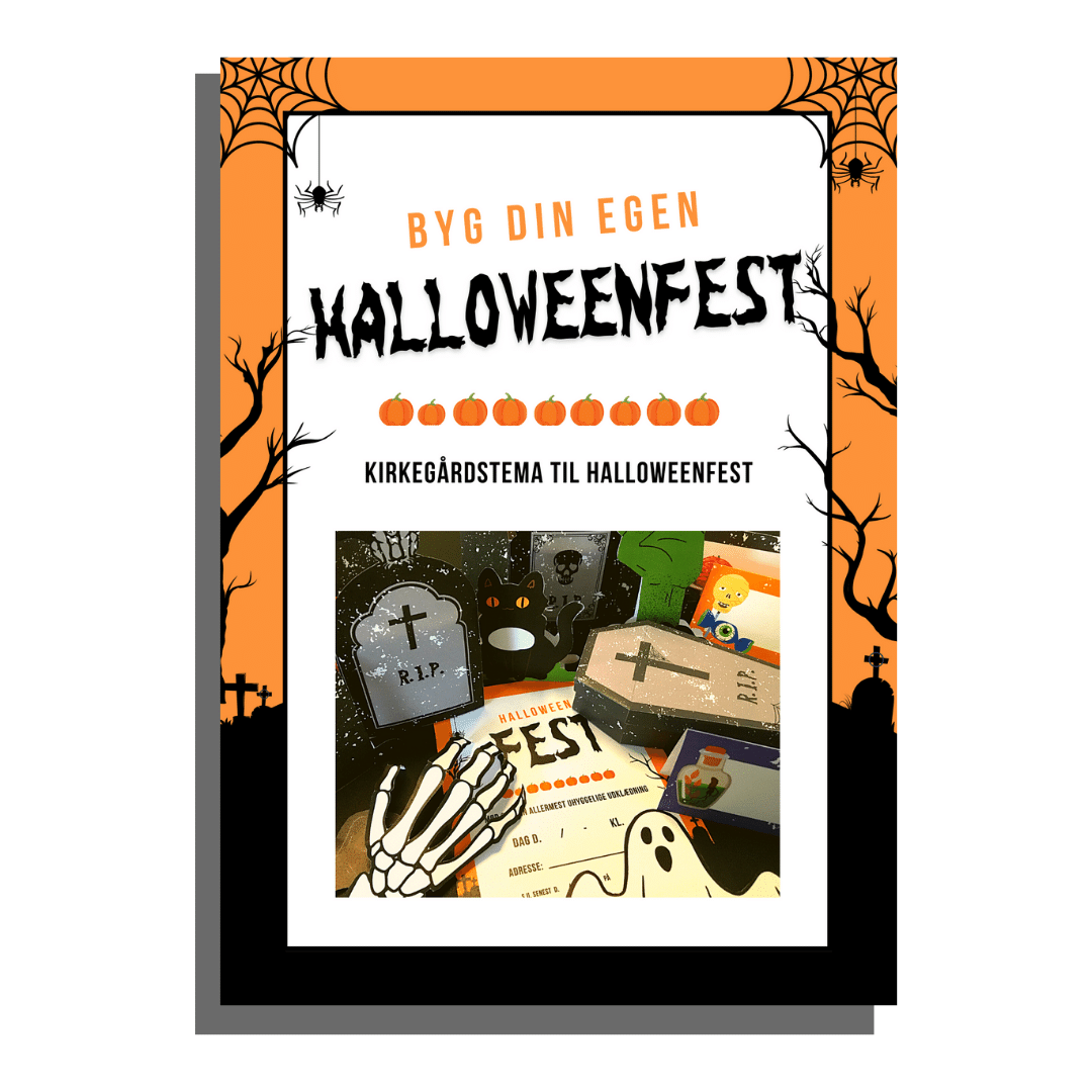 Byg din egen Halloweenfest - kirkegård - Lou Noire - Cover