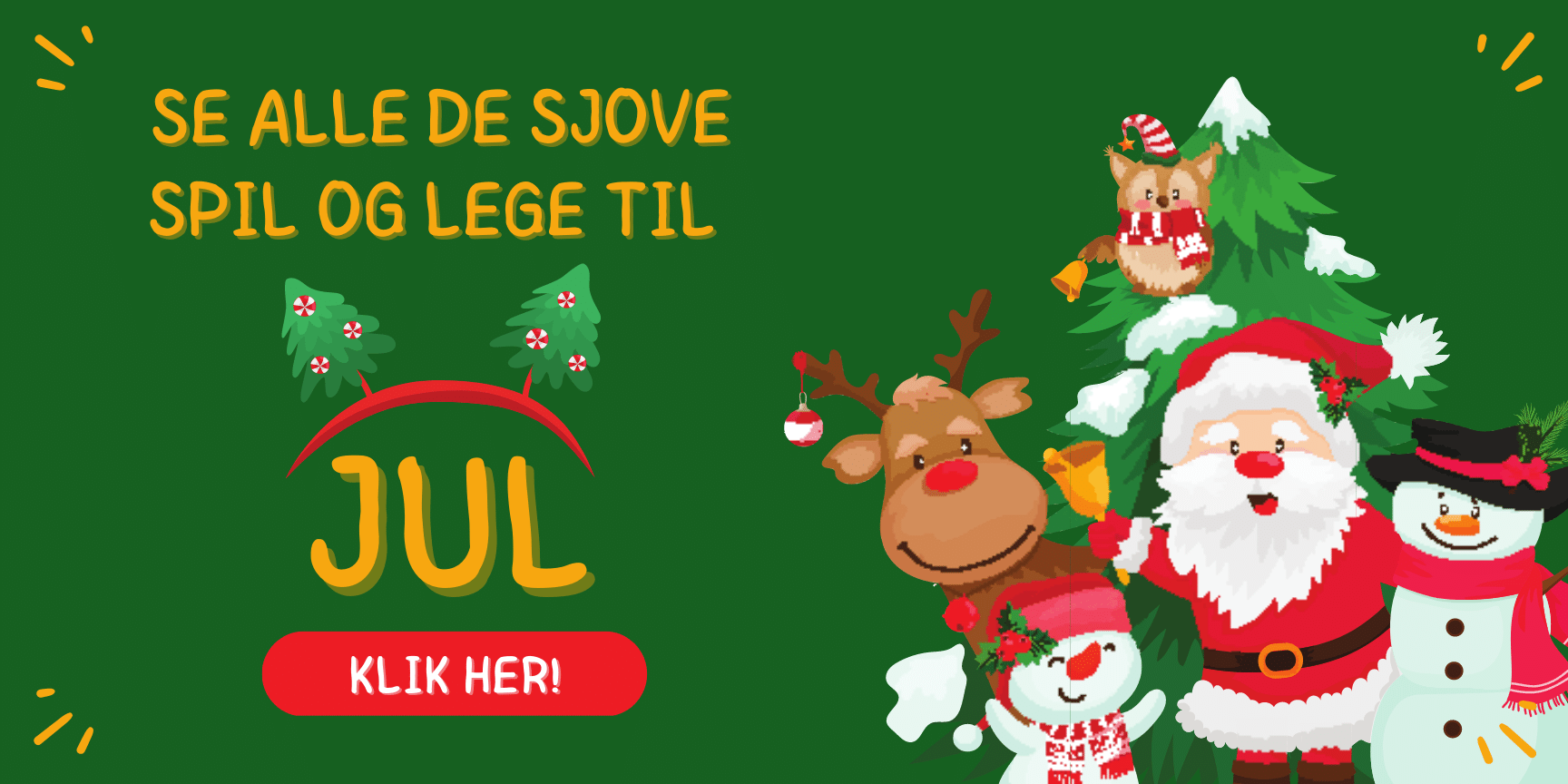 Banner - Spil og lege til jul - Noire