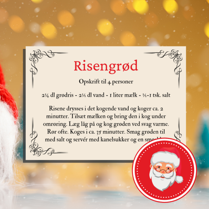 Det Store Nissekursus - Lou Noire - Opskrift på risengrød