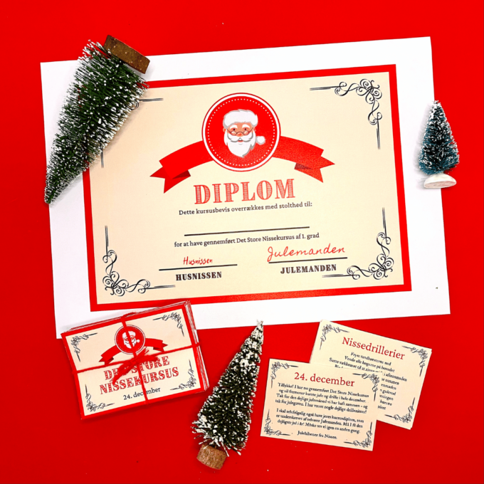 Det store nissekursus - Lou Noire - Diplom til små nisser Det store nissekursus - Lou Noire - Diplom til små nisser