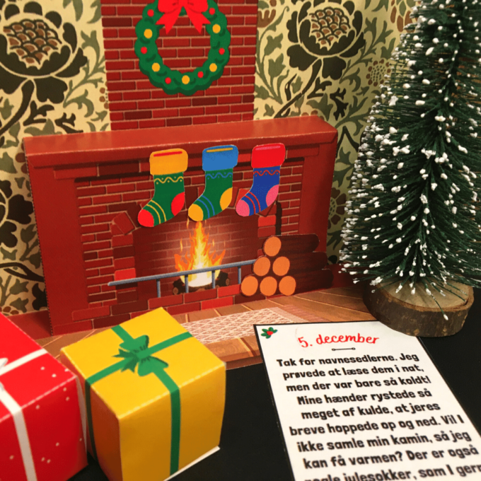 Nissebreve - Lou Noire - Kamin og gaver