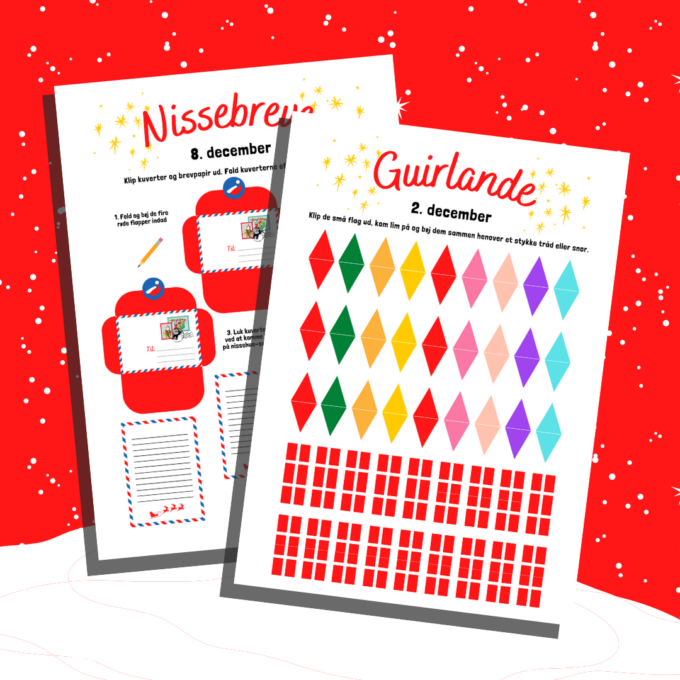 Nissebreve - Lou Noire - Skabeloner