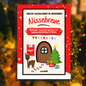 Nissebreve - en kreativ julekalender til nissedøren - Lou Noire - Cover