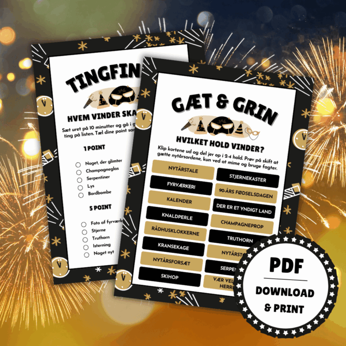 8 sjove spil til nytår - Lou Noire - Festlege til nytår 8 sjove spil til nytår - Lou Noire - Festlege til nytår