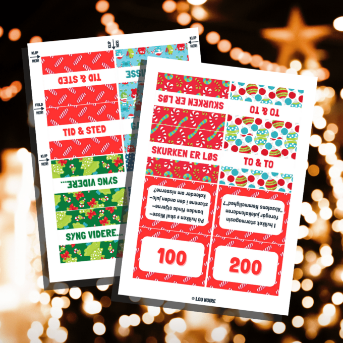 Den Store Quiz Om Julekalendere - Lou Noire - Print selv Den Store Quiz Om Julekalendere - Lou Noire - Print selv