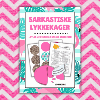 Lou Noire - Cover - Sarkastiske Lykkekager