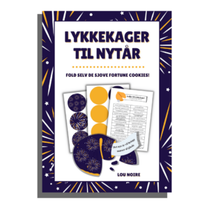 Lykkekager til nytår - blå - Lou Noire - Cover