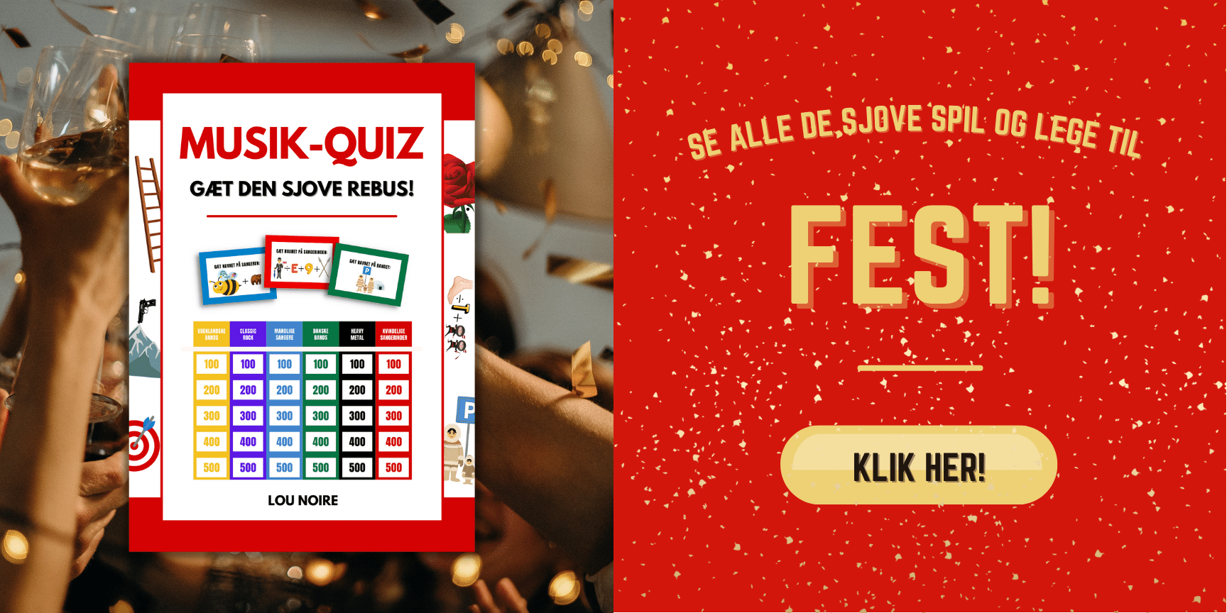 Svag Arab Følelse En sjov quiz til festen - se dem her! - Lou Noire