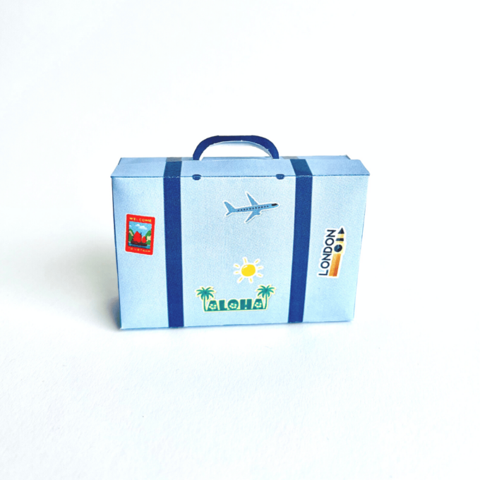 Æsker til konfirmation - blå - Lou Noire - Kuffert Æsker til konfirmation - blå - Lou Noire - Kuffert