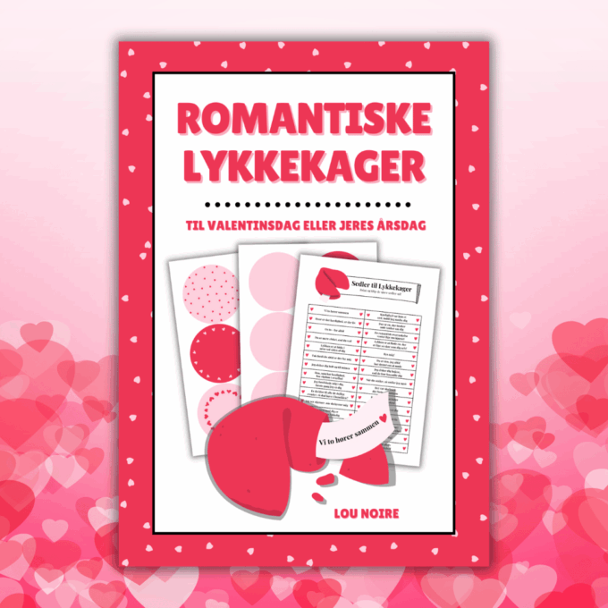 Romantiske lykkekager - Lou Noire - Cover