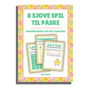8 sjove spil til påske - Lou Noire - Cover Forside