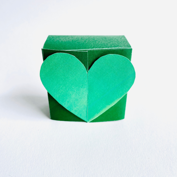 Æsker til konfirmation - grøn - Lou Noire - Hjerteæske