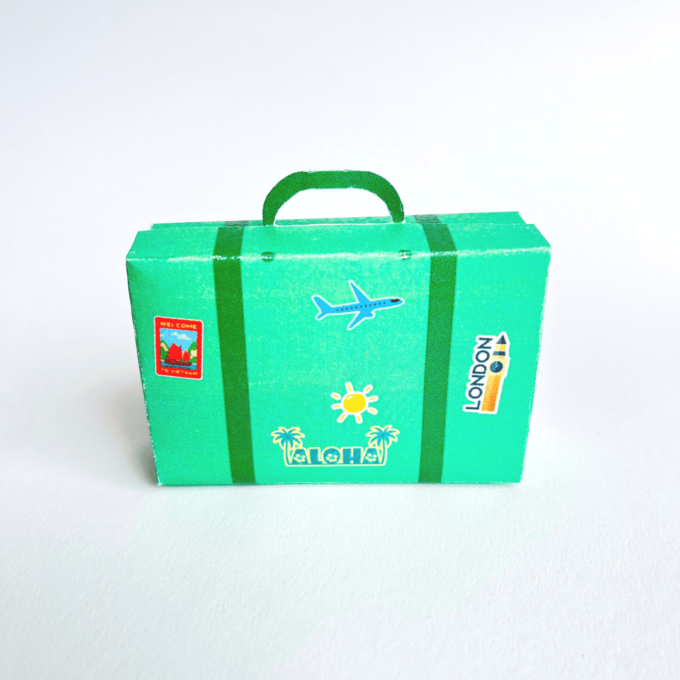 Æsker til konfirmation - grøn - Lou Noire - Kuffert