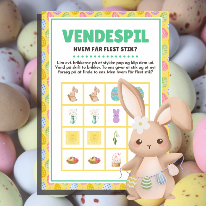 Lou Noire - 8 sjove spil til påske - Vendespil