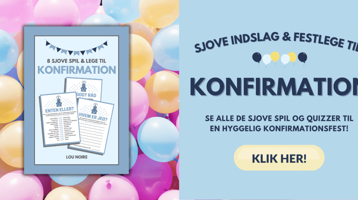 Lou Noire - Banner - Underholdning til konfirmation