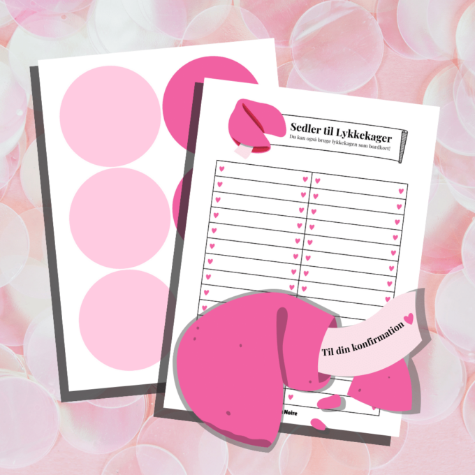 Lykkekager til konfirmation - pink - Lou Noire - Underholdning til konfirmation Lykkekager til konfirmation - pink - Lou Noire - Underholdning til konfirmation