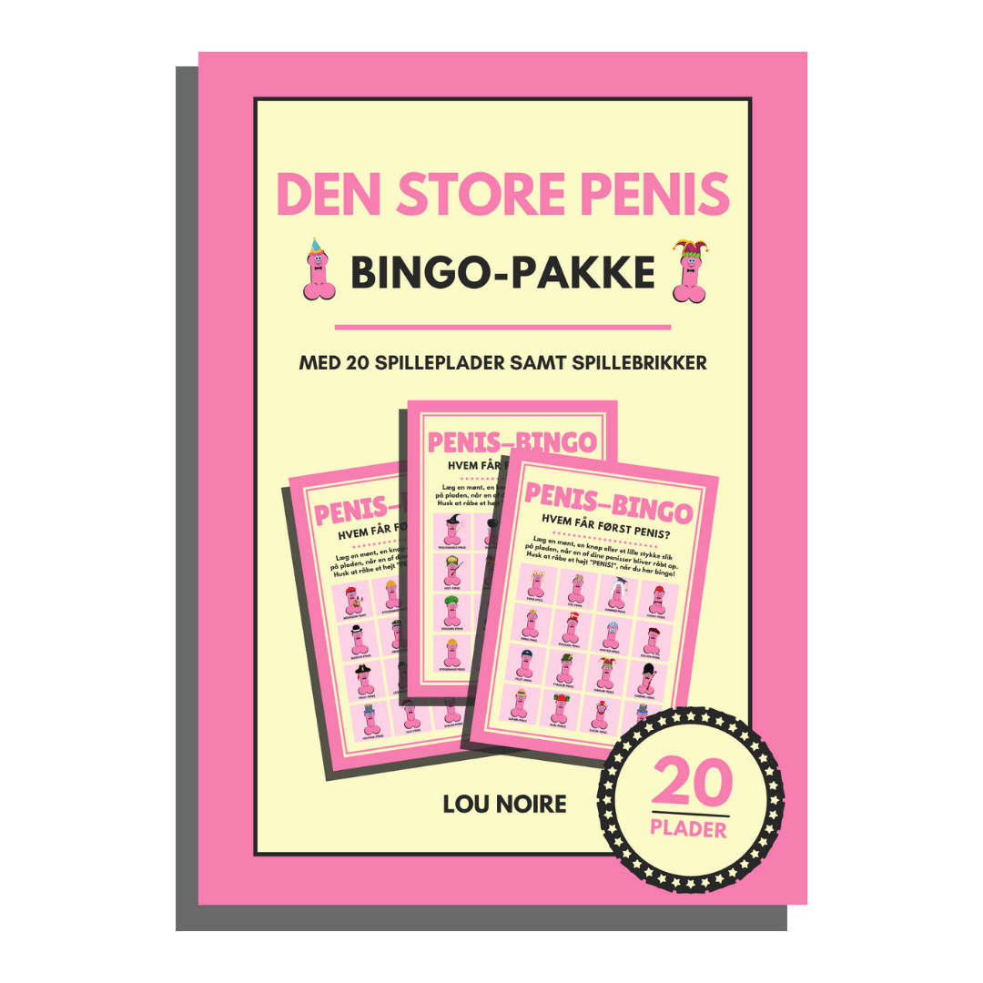 Den Store Penis Bingo-Pakke- Lou Noire - Cover