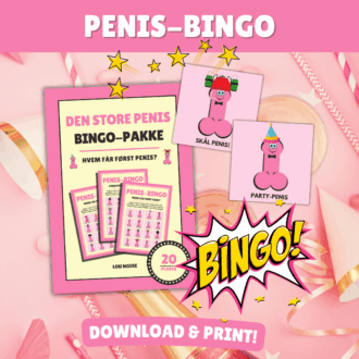 Print selv - Den Store Penis Bingo-Pakke - Lou Noire