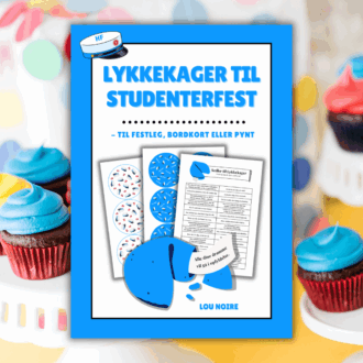Cover - Lykkekager til studenterfest - hf - Lou Noire