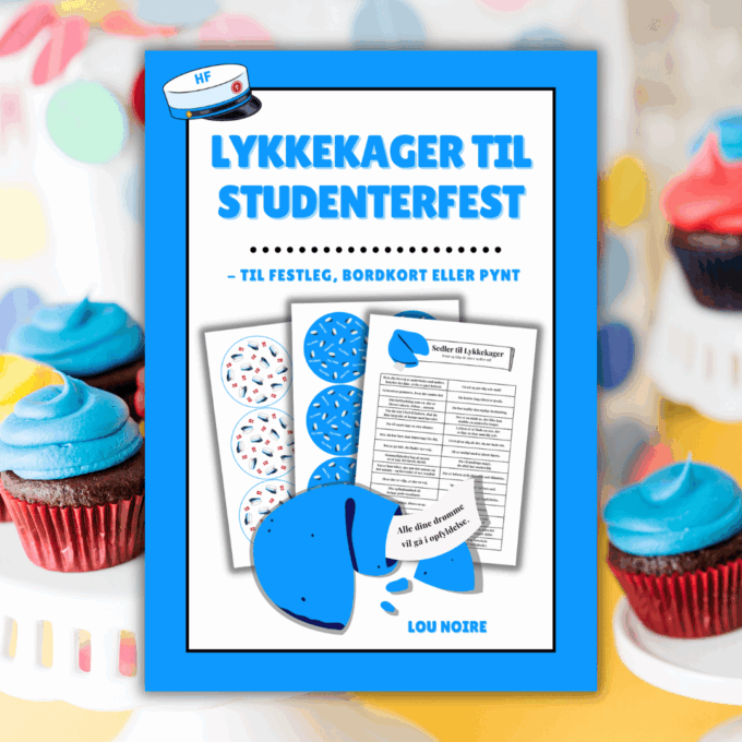 Cover - Lykkekager til studenterfest - hf - Lou Noire Cover - Lykkekager til studenterfest - hf - Lou Noire