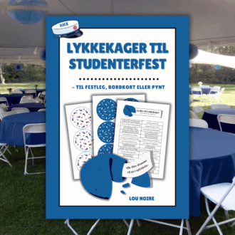 Cover - Lykkekager til studenterfest - hhx - Lou Noire