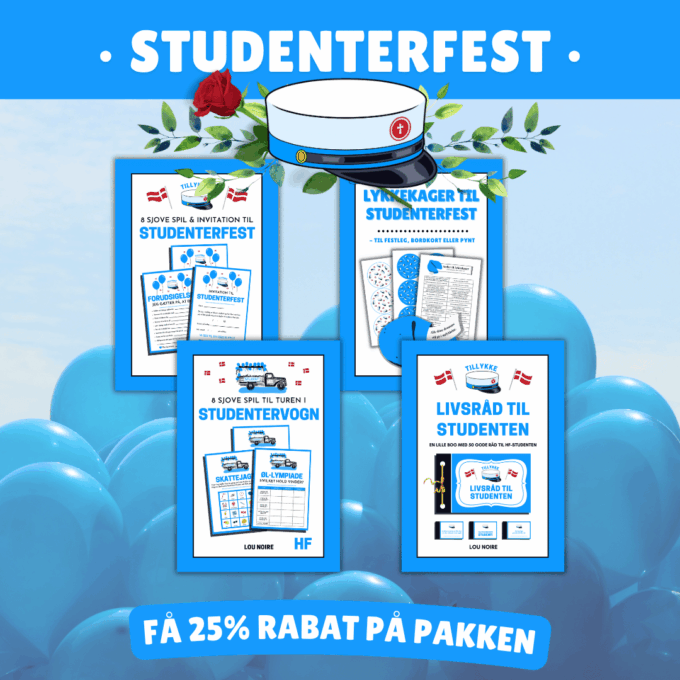 Cover - Studenterpakken - hf - Lou Noire