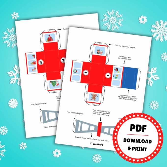 En julekalender med den lille svævebane - Gondoler - Lou Noire