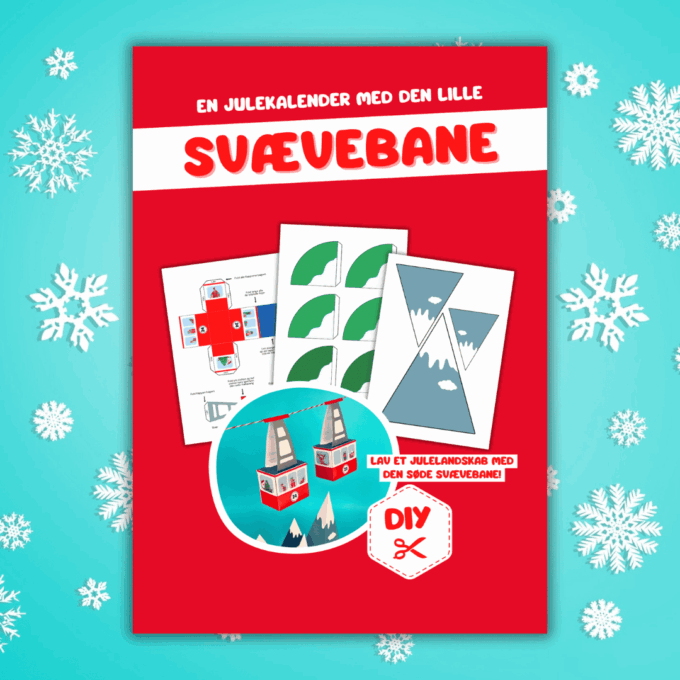En julekalender med den lille svævebane - Lou Noire - Skabeloner