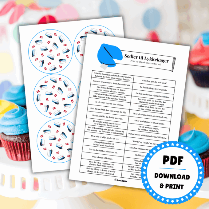 Sjovt indslag - Cover - Lykkekager til studenterfest - hf - Lou Noire Sjovt indslag - Lykkekager til studenterfest - hf - Lou Noire