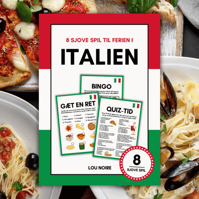 8 sjove spil til ferien i Italien - Lou Noire - Cover