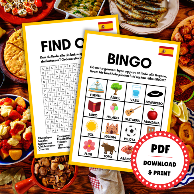 8 sjove spil til ferien i Spanien - Lou Noire - Lær spansk