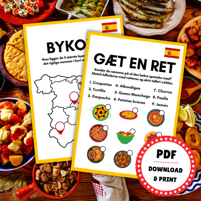 8 sjove spil til ferien i Spanien - Lou Noire - Spansk tapas