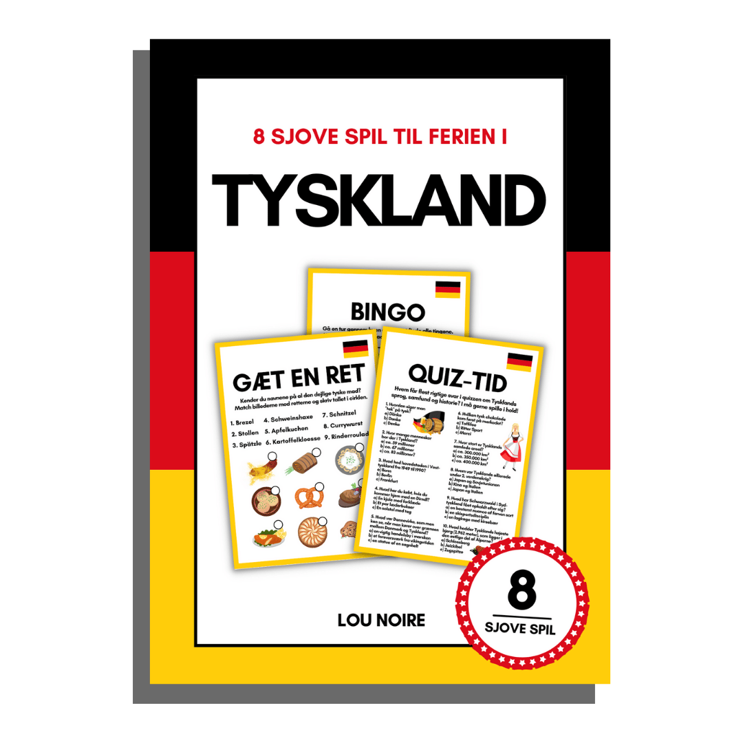 8 sjove spil til ferien i Tyskland - Lou Noire - Cover