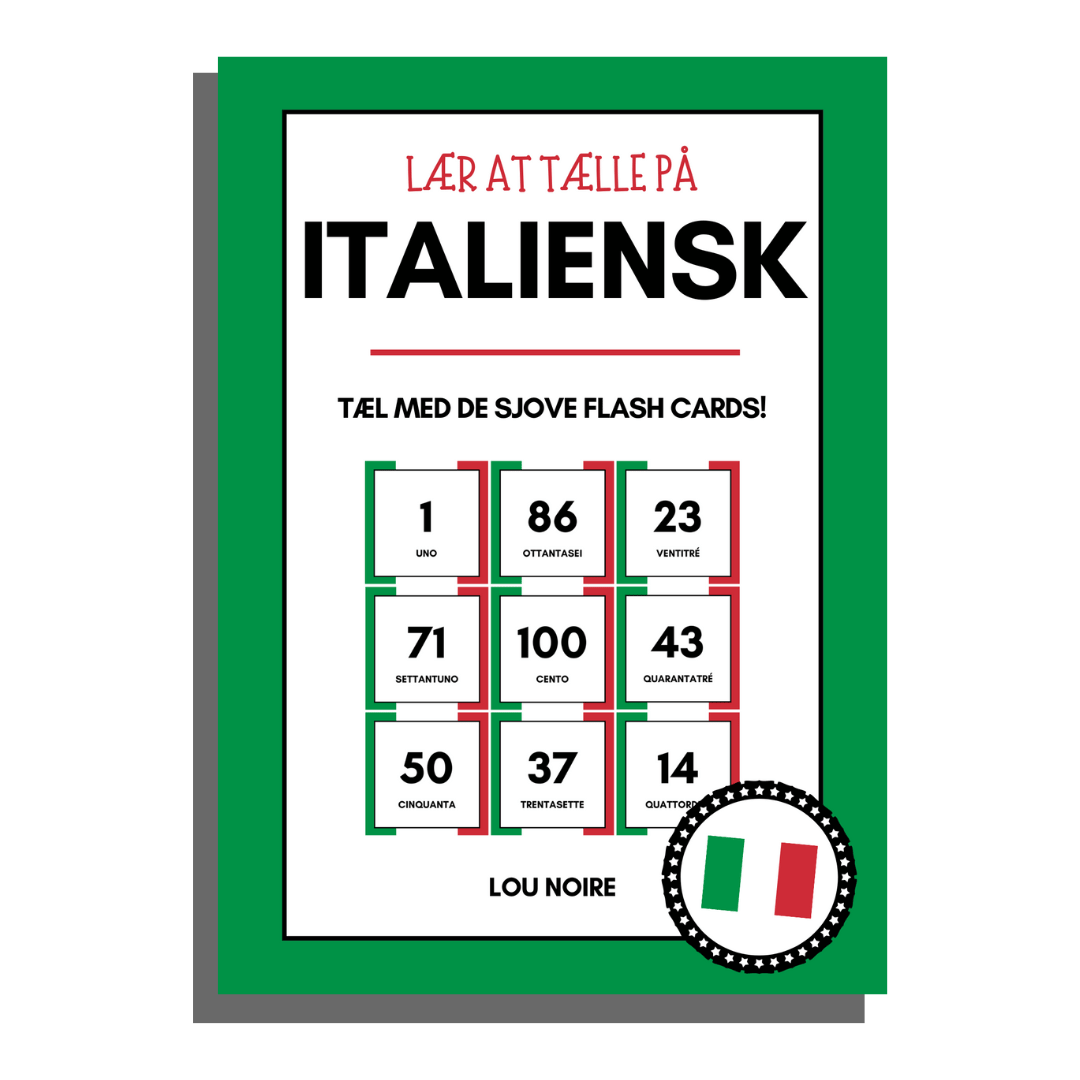 Lær at tælle på italiensk - Lou Noire - Cover