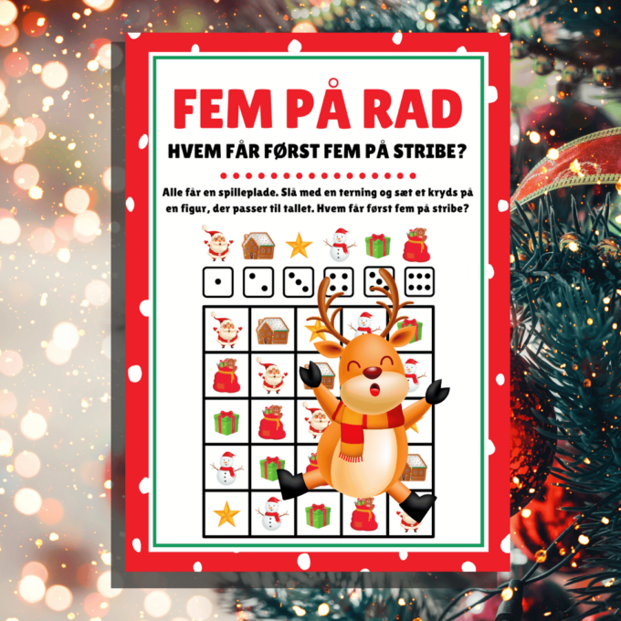 8 sjove julespil for hele familien - Lou Noire - Fem på stribe 8 sjove julespil for hele familien - Lou Noire - Fem på stribe