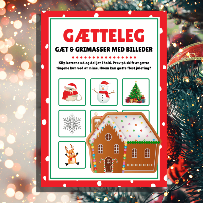 8 sjove julespil for hele familien - Lou Noire - Gæt og grimasser 8 sjove julespil for hele familien - Lou Noire - Gæt og grimasser