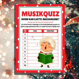 8 sjove julespil for hele familien - Lou Noire - Musikquiz
