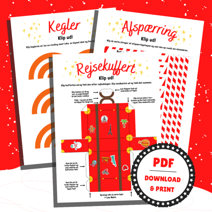 Den lille Nisse flytter ind - Lou Noire - Nissekuffert