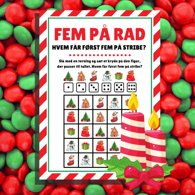 8 sjove spil til jul - Lou Noire - Fem på stribe