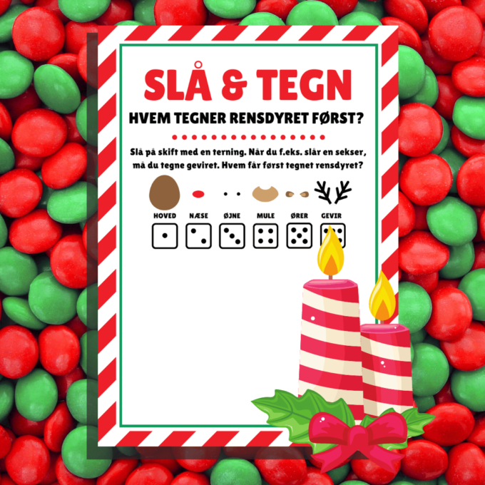 8 sjove spil til jul - Lou Noire - Slå og Tegn