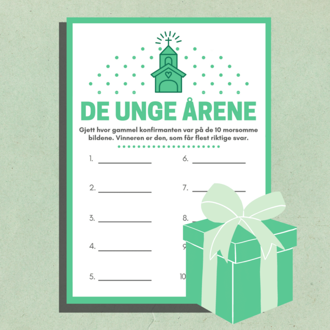 Norsk - 8 morsomme spill og leker til konfirmasjon - grønn - Lou Noire - De unge årene Norsk - 8 morsomme spill og leker til konfirmasjon - grønn - Lou Noire - De unge årene