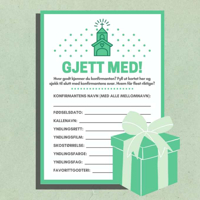 Norsk - 8 morsomme spill og leker til konfirmasjon - grønn - Lou Noire - Festleker Norsk - 8 morsomme spill og leker til konfirmasjon - grønn - Lou Noire - Festleker