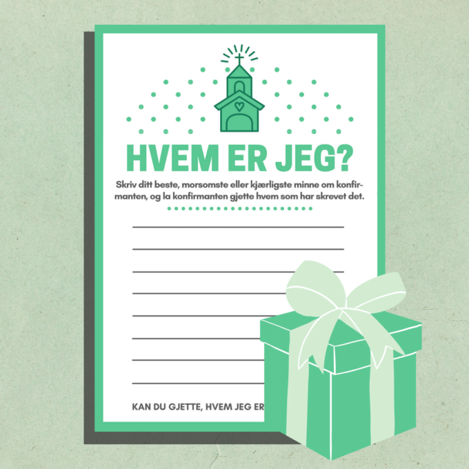 Norsk - 8 morsomme spill og leker til konfirmasjon - grønn - Lou Noire - Konfirmant Norsk - 8 morsomme spill og leker til konfirmasjon - grønn - Lou Noire - Konfirmant