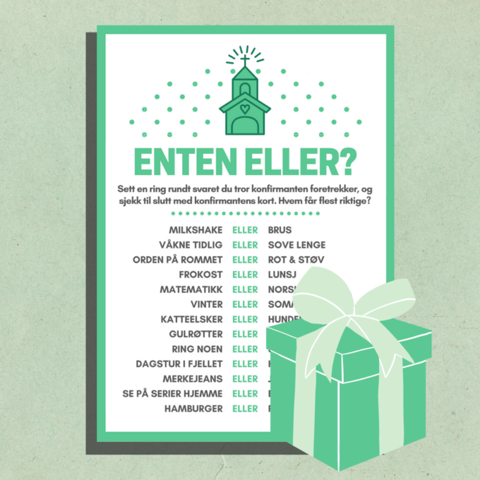 Norsk - 8 morsomme spill og leker til konfirmasjon - grønn - Lou Noire - Quiz Norsk - 8 morsomme spill og leker til konfirmasjon - grønn - Lou Noire - Quiz
