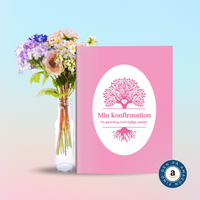 Gæstebog til konfirmation (Paperback) - Lou Noire - Pink Gæstebog til konfirmation (Paperback) - Lou Noire - Pink
