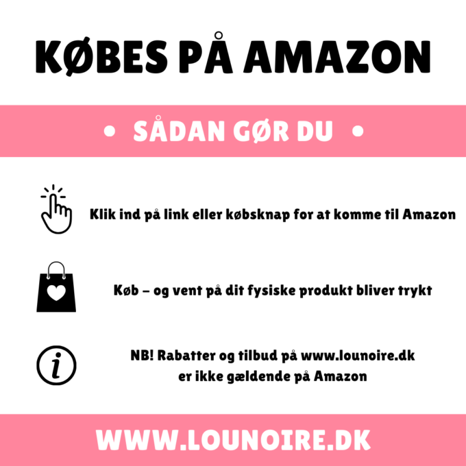 Købes på Amazon - Lou Noire - Fysisk bog Købes på Amazon - Lou Noire - Fysisk bog