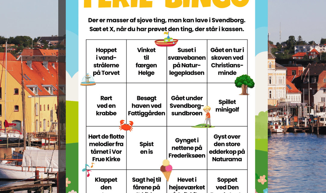 3 sjove spil til ferien i Svendborg - Lou Noire - Ferie-bingo