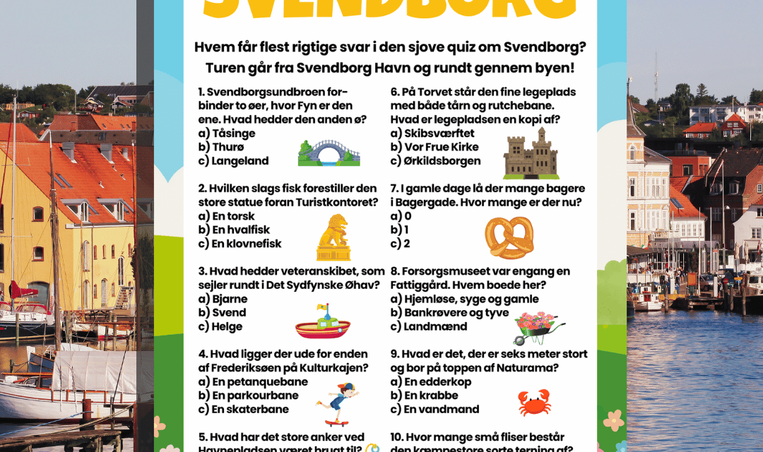 3 sjove spil til ferien i Svendborg - Lou Noire - Quiz om Svendborg